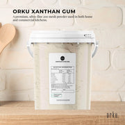 Orku 600g Xanthan Gum Thickener Pure Powder 200 Mesh FCC E415 Food Additive TUB V238-SUPDZ-41235057672272