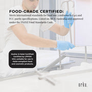 Orku 3Kg Xanthan Gum Thickener Pure Powder 200 Mesh FCC E415 Food Additive TUB V238-SUPDZ-41235057901648