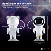 Social Hike Galaxy Star Projector - Colour LED Astronaut Night Light and Remote V238-SUPDZ-41241317081168