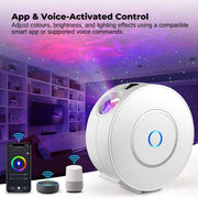 Social Hike Smart Galaxy Star Projector - WiFi LED Light App Voice Control White V238-SUPDZ-41248457195600