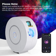 Social Hike Smart Galaxy Star Projector - WiFi LED Light App Voice Control White V238-SUPDZ-41248457195600