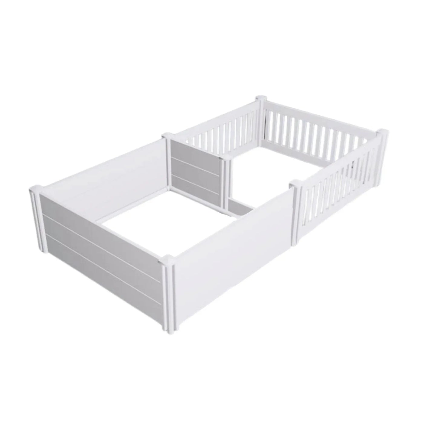 Rooster Farms 1.9m x 0.95m PVC Dog Whelping Box + Playpen Kit - Anti-Crush Rail V238-SUPDZ-41325231505488
