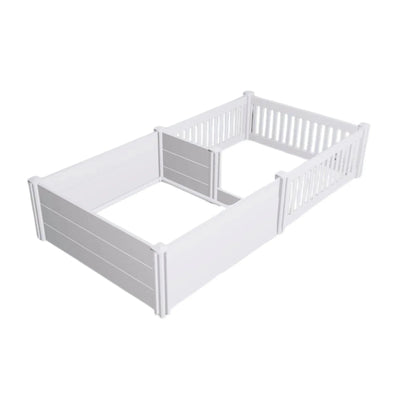 Rooster Farms 1.9m x 0.95m PVC Dog Whelping Box + Playpen Kit - Anti-Crush Rail V238-SUPDZ-41325231505488