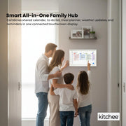 Kitchee 15.6" Digital Calendar Smart Family Planner - 39.6cm Touchscreen White V238-SUPDZ-41416477802576