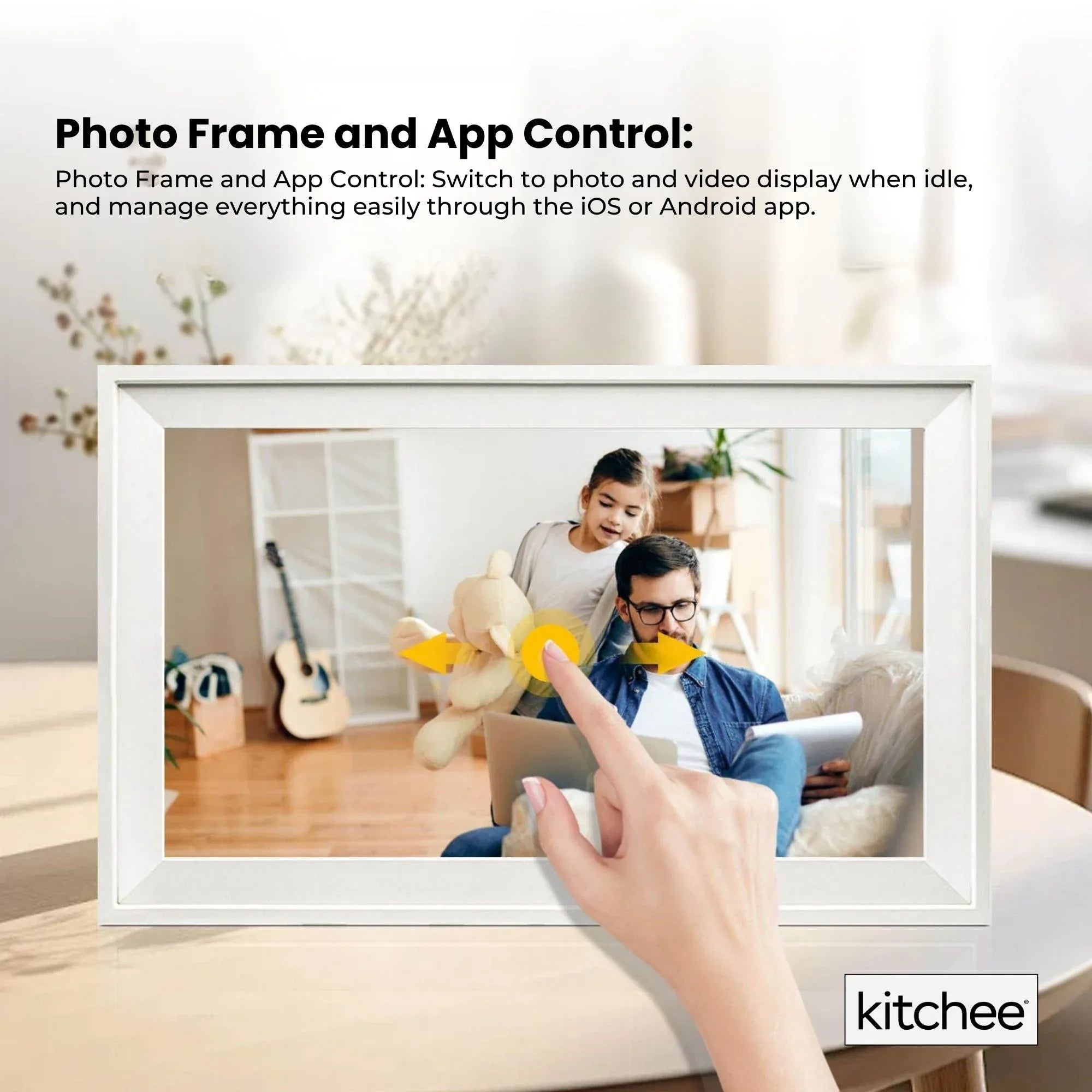 Kitchee 15.6" Digital Calendar Smart Family Planner - 39.6cm Touchscreen White V238-SUPDZ-41416477802576