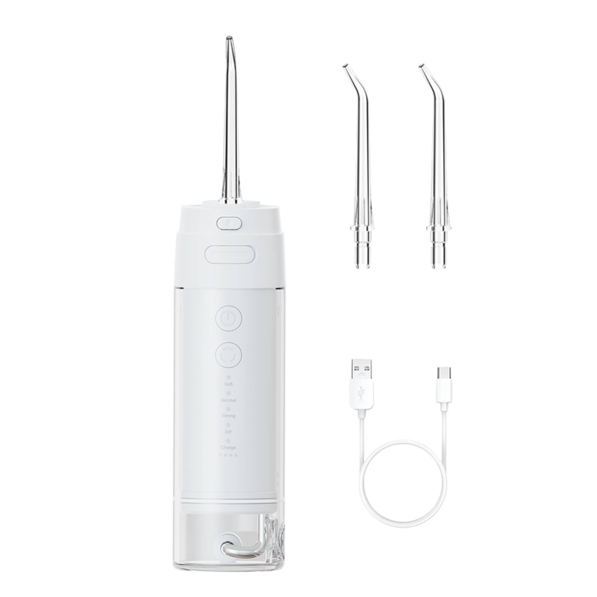 Orku Mini Water Flosser Rechargeable Portable Extendable Travel Oral Irrigator White V238-SUPDZ-41902440415312