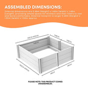 Rooster Farms 1.48m PVC Dog Whelping Box Puppy Birthing Pen - Anti-Crush Rail V238-SUPDZ-41965128384592