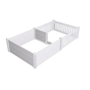 Rooster Farms 2.3m x 1.15m PVC Dog Whelping Box + Playpen Kit - Anti-Crush Rail V238-SUPDZ-41965159710800
