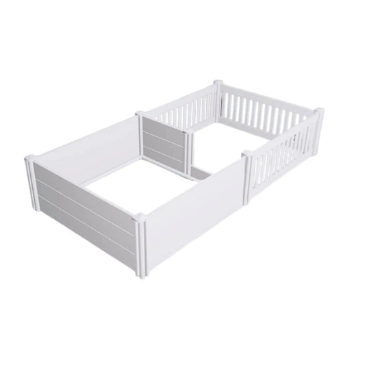 Rooster Farms 2.3m x 1.15m PVC Dog Whelping Box + Playpen Kit - Anti-Crush Rail V238-SUPDZ-41965159710800