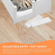 Rooster Farms 2.3m x 1.15m PVC Dog Whelping Box + Playpen Kit - Anti-Crush Rail V238-SUPDZ-41965159710800