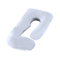 Orku Maternity Pregnancy Pillow - J-Shape Full Body Length for Side Sleeper Grey V238-SUPDZ-41983218090064