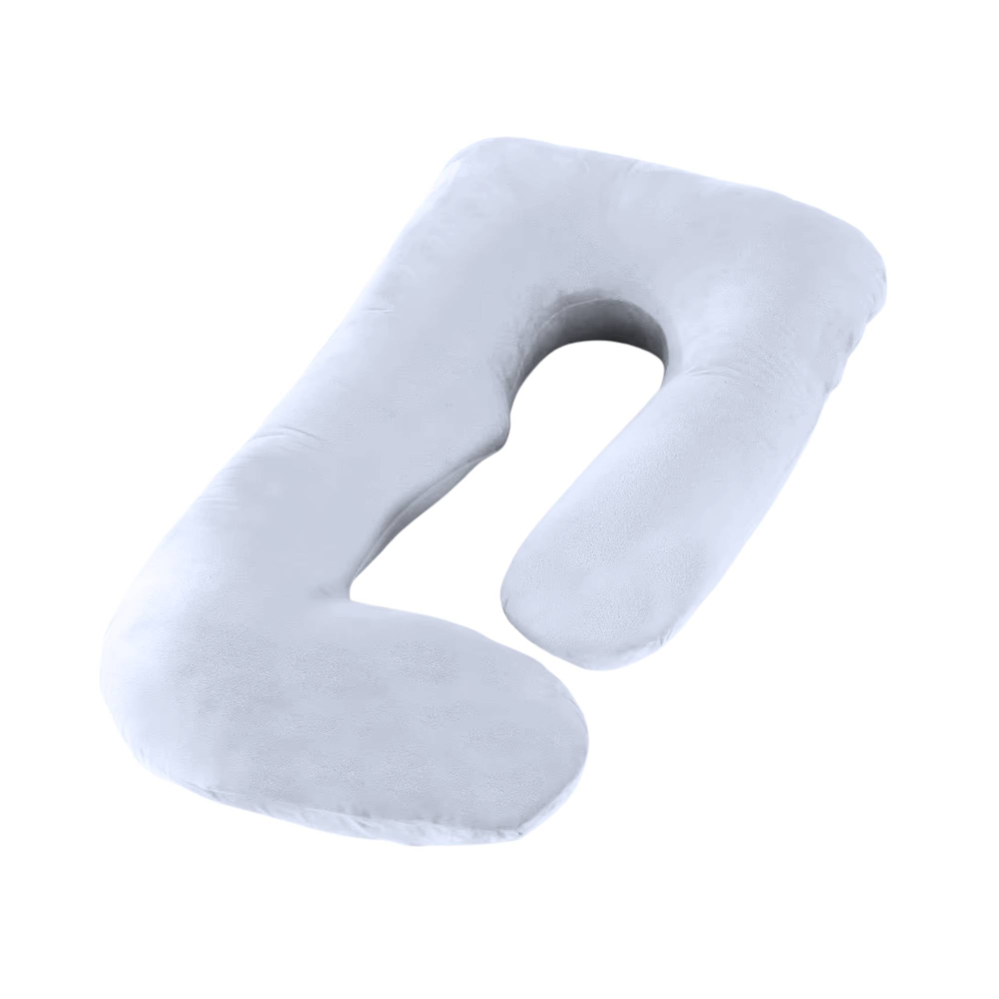 Orku Maternity Pregnancy Pillow - J-Shape Full Body Length for Side Sleeper Grey V238-SUPDZ-41983218090064