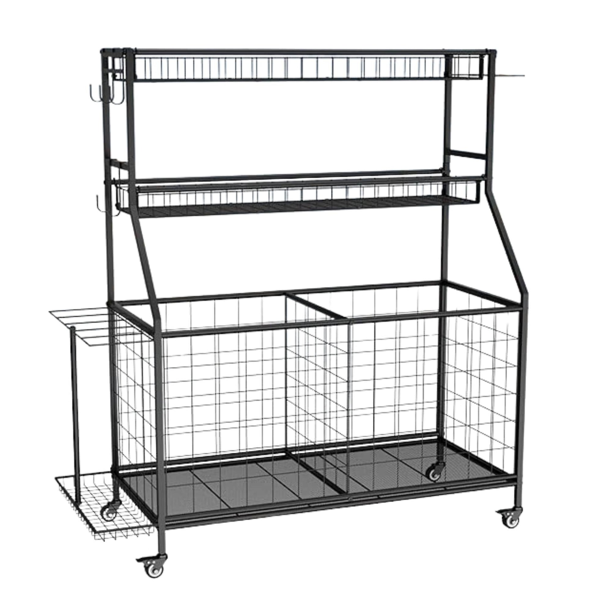 Social Hike Sports Equipment Storage Organiser with Side Rack Garage Trolley V238-SUPDZ-41988635328592