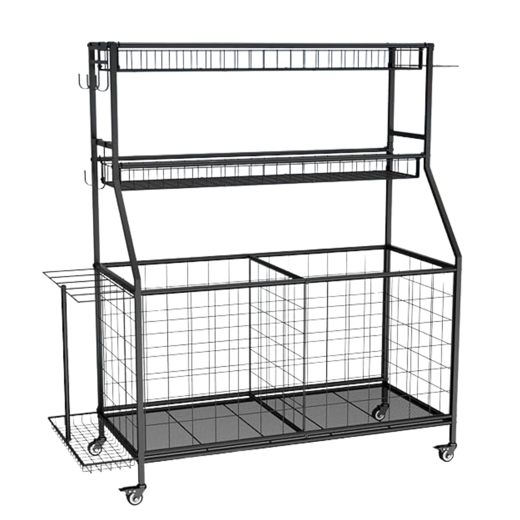 Social Hike Sports Equipment Storage Organiser with Side Rack Garage Trolley V238-SUPDZ-41988635328592