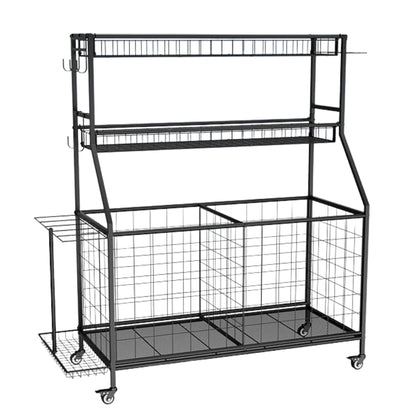 Social Hike Sports Equipment Storage Organiser with Side Rack Garage Trolley V238-SUPDZ-41988635328592