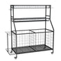 Social Hike Sports Equipment Storage Organiser with Side Rack Garage Trolley V238-SUPDZ-41988635328592