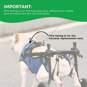 Rooster Farms Replacement Harness for Dog Wheelchair M - Little Dogs Up to 10Kg V238-SUPDZ-41998866514000