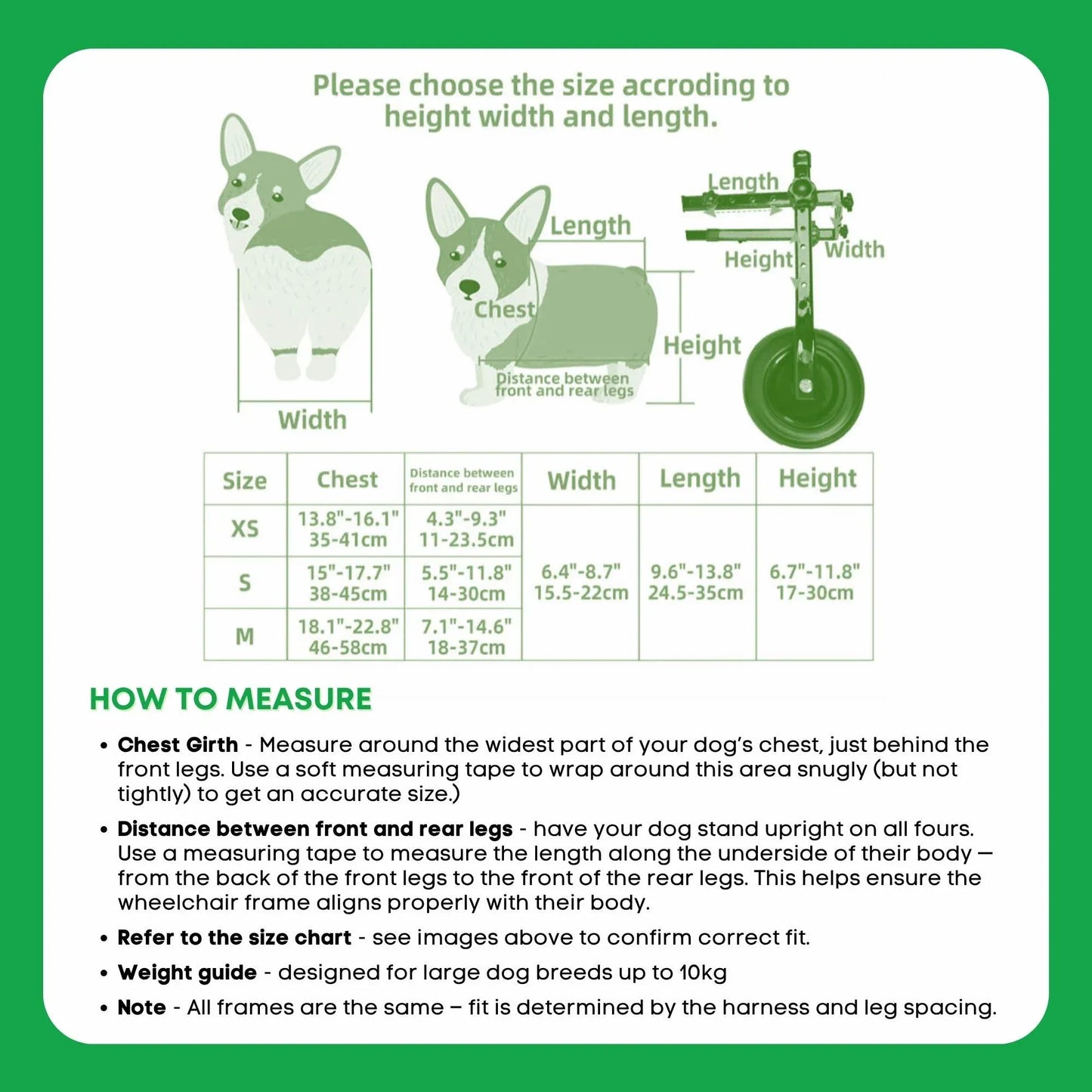 Rooster Farms Replacement Harness for Dog Wheelchair M - Little Dogs Up to 10Kg V238-SUPDZ-41998866514000