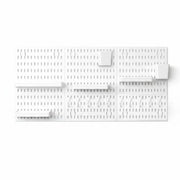Kitchee Pegboard Wall Organiser Storage Kit 18 Hook and Basket Accessories White V238-SUPDZ-42209007730768