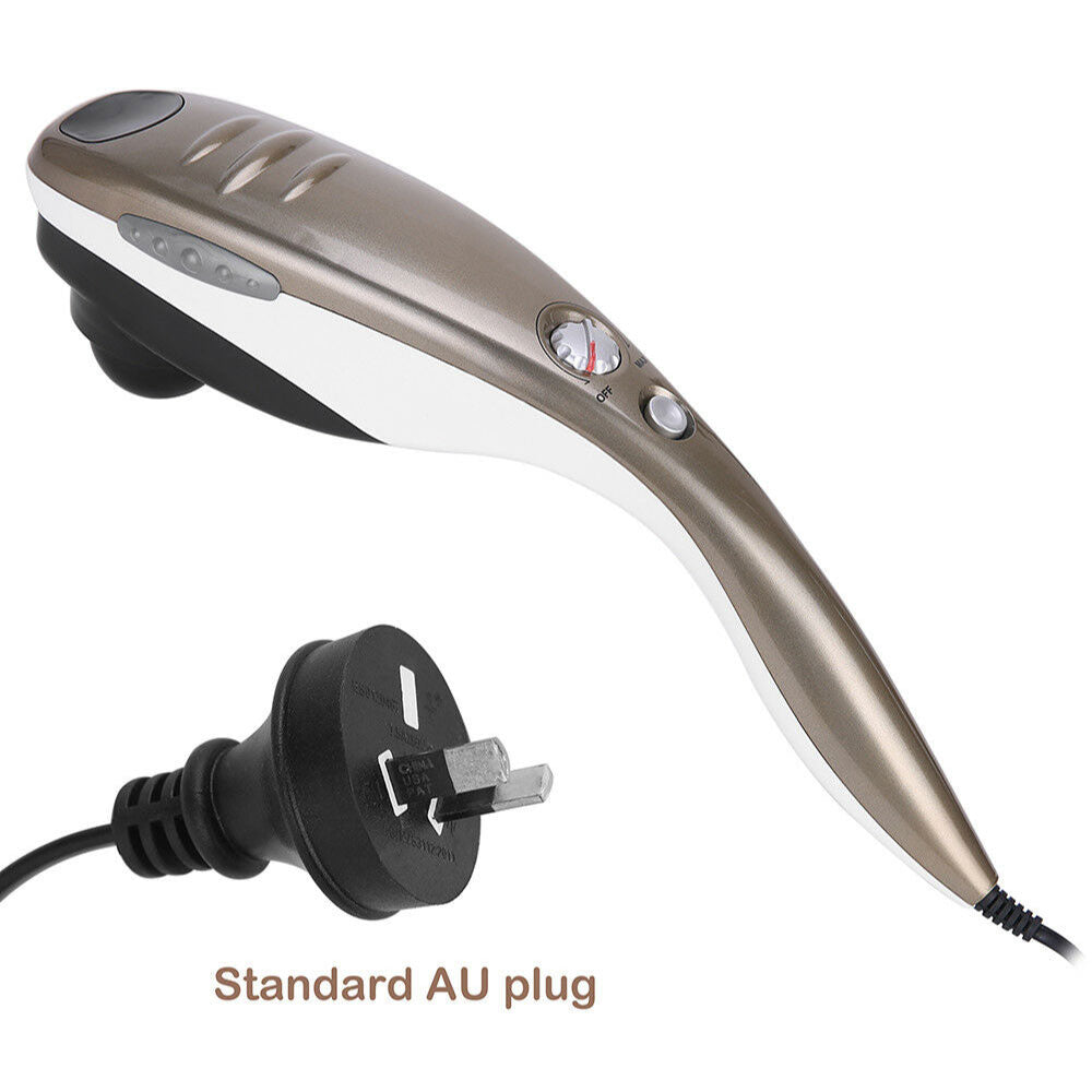 Full Body Handheld Massager Machine Champagne - 6 Massage Heads Neck Shoulder V238-SUPDZ-42796897734