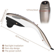 Full Body Handheld Massager Machine Champagne - 6 Massage Heads Neck Shoulder V238-SUPDZ-42796897734