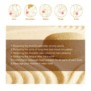Full Body Handheld Massager Machine Champagne - 6 Massage Heads Neck Shoulder V238-SUPDZ-42796897734