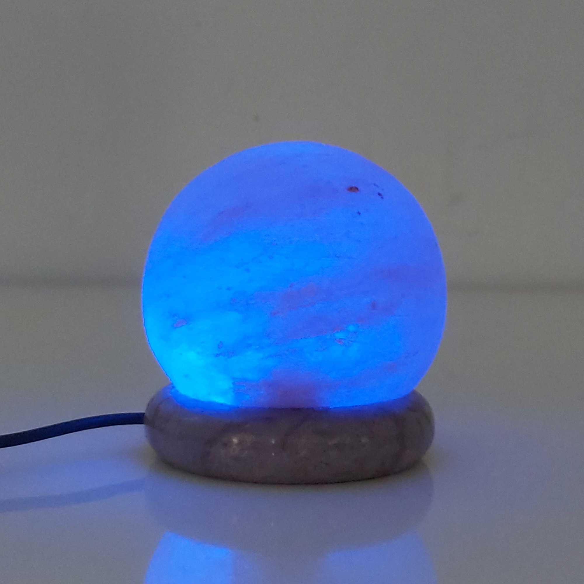 USB Colour Changing Salt Himalayan Lamp - Ball Sphere Shape Pink Rock LED Light V238-SUPDZ-43047389958