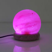 USB Colour Changing Salt Himalayan Lamp - Ball Sphere Shape Pink Rock LED Light V238-SUPDZ-43047389958