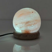 USB Colour Changing Salt Himalayan Lamp - Ball Sphere Shape Pink Rock LED Light V238-SUPDZ-43047389958