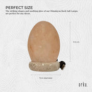 USB Colour Changing Egg Shape Himalayan Pink Salt Lamp Color Change LED Light V238-SUPDZ-43047433798