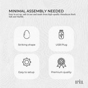 USB Colour Changing Egg Shape Himalayan Pink Salt Lamp Color Change LED Light V238-SUPDZ-43047433798