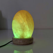 USB Colour Changing Egg Shape Himalayan Pink Salt Lamp Color Change LED Light V238-SUPDZ-43047433798