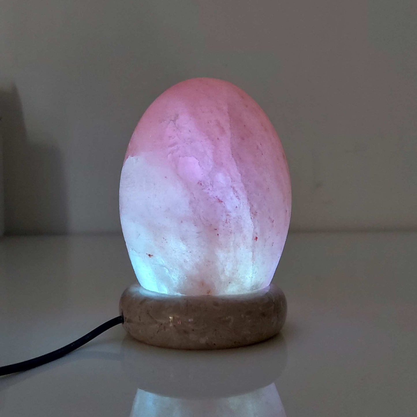 USB Colour Changing Egg Shape Himalayan Pink Salt Lamp Color Change LED Light V238-SUPDZ-43047433798