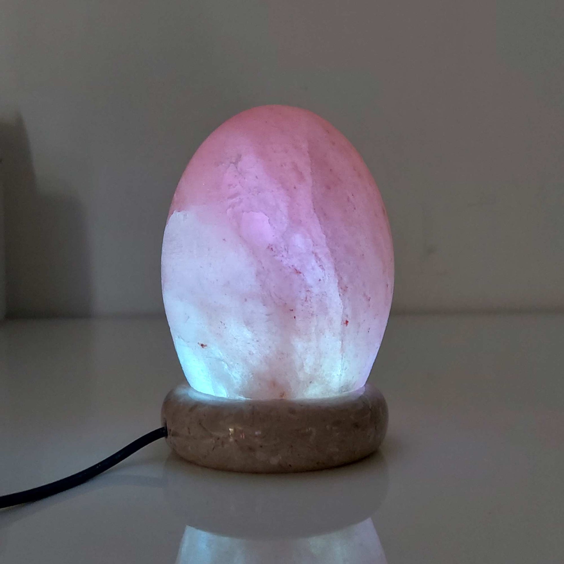 USB Colour Changing Egg Shape Himalayan Pink Salt Lamp Color Change LED Light V238-SUPDZ-43047433798