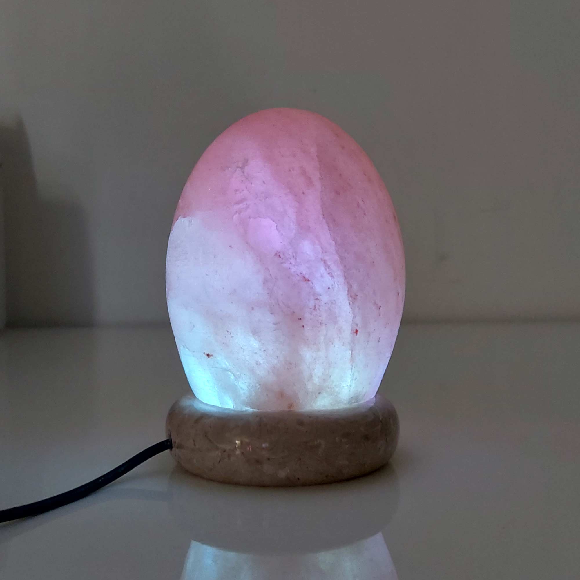USB Colour Changing Egg Shape Himalayan Pink Salt Lamp Color Change LED Light V238-SUPDZ-43047433798