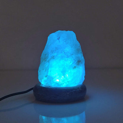 USB Colour Changing Salt Himalayan Lamp - Natural Shape Pink Rock LED Light V238-SUPDZ-43047514438