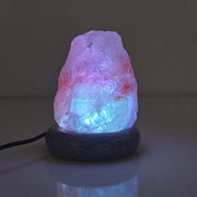USB Colour Changing Salt Himalayan Lamp - Natural Shape Pink Rock LED Light V238-SUPDZ-43047514438