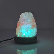 USB Colour Changing Salt Himalayan Lamp - Natural Shape Pink Rock LED Light V238-SUPDZ-43047514438