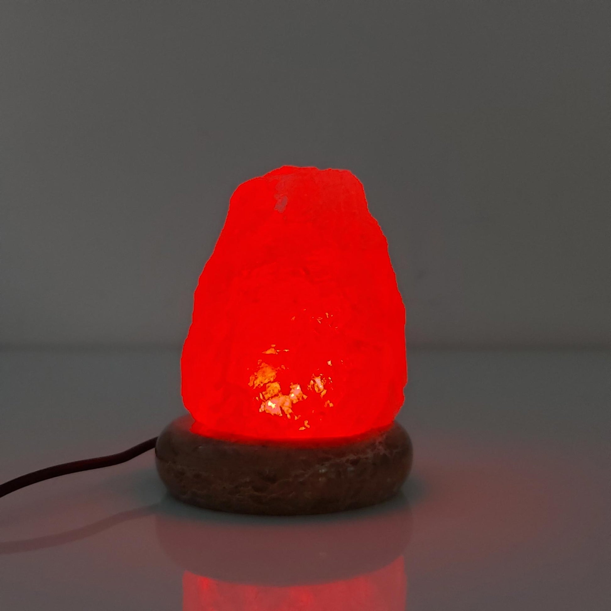 USB Colour Changing Salt Himalayan Lamp - Natural Shape Pink Rock LED Light V238-SUPDZ-43047514438