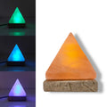 USB Colour Changing Salt Himalayan Lamp - Pyramid Shape Pink Rock LED Light V238-SUPDZ-43047537670