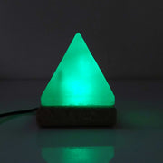 USB Colour Changing Salt Himalayan Lamp - Pyramid Shape Pink Rock LED Light V238-SUPDZ-43047537670