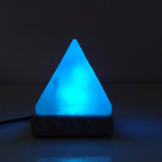 USB Colour Changing Salt Himalayan Lamp - Pyramid Shape Pink Rock LED Light V238-SUPDZ-43047537670
