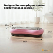 Social Hike 68cm Vibration Plate Machine Full Body Workout Platform Pink V238-SUPDZ-48198953222