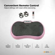 Social Hike 68cm Vibration Plate Machine Full Body Workout Platform Pink V238-SUPDZ-48198953222