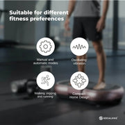 Social Hike 68cm Vibration Plate Machine Full Body Workout Platform Rose V238-SUPDZ-48199014534