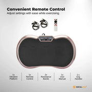 Social Hike 68cm Vibration Plate Machine Full Body Workout Platform Rose V238-SUPDZ-48199014534
