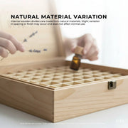 Orku 74 Essential Oil Bottle Storage Box Wooden Organiser Aromatherapy Case V238-SUPDZ-52711862150