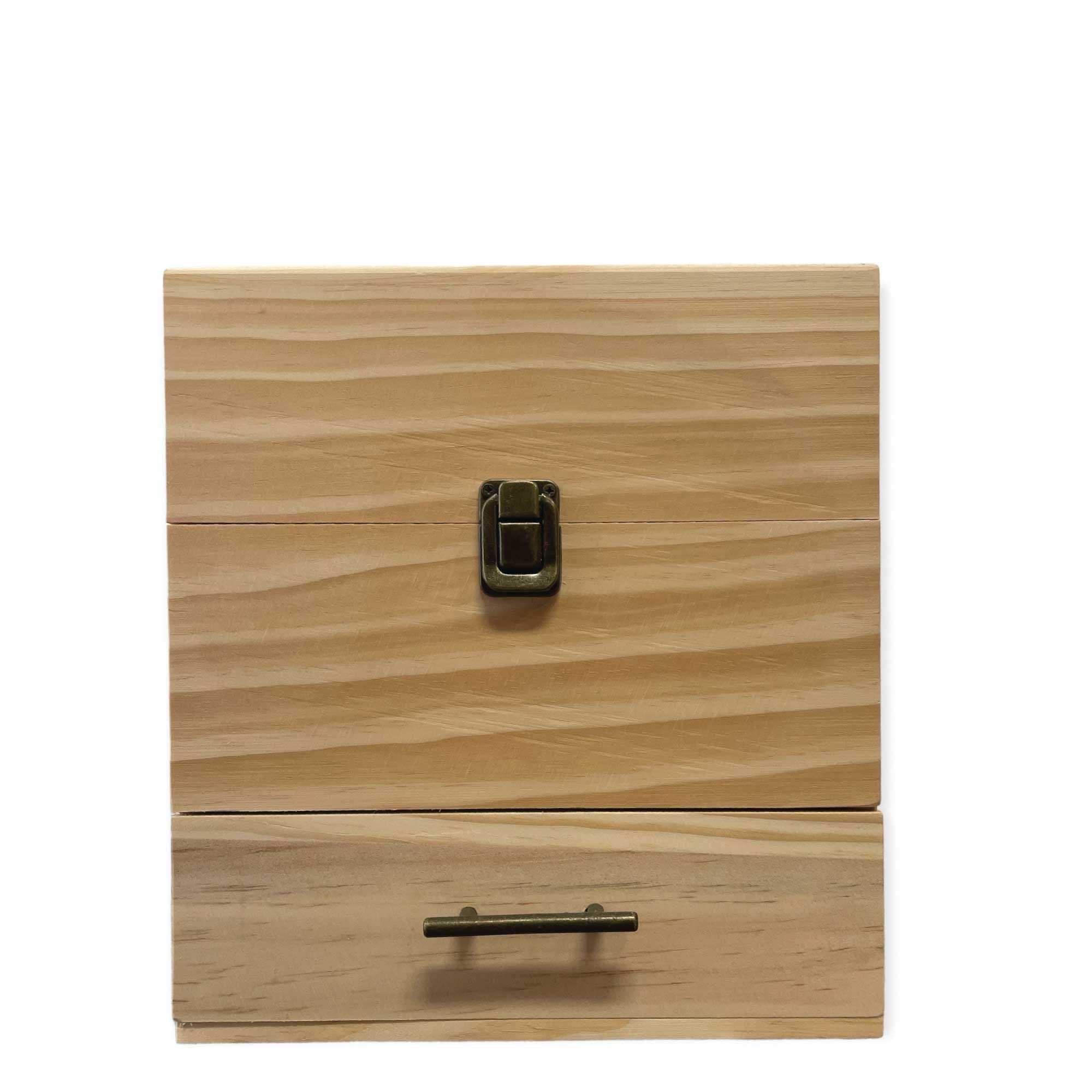 Orku 59 Essential Oil Bottle Storage Box - Wooden 3 Tier Aromatherapy Organiser V238-SUPDZ-52712450758