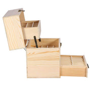 Orku 59 Essential Oil Bottle Storage Box - Wooden 3 Tier Aromatherapy Organiser V238-SUPDZ-52712450758