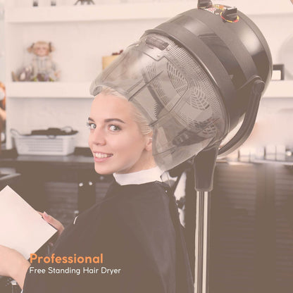 Ellie & Ruby Free Standing Hair Dryer Hood Bonnet Adjustable Salon Hairdryer V238-SUPDZ-60057059334